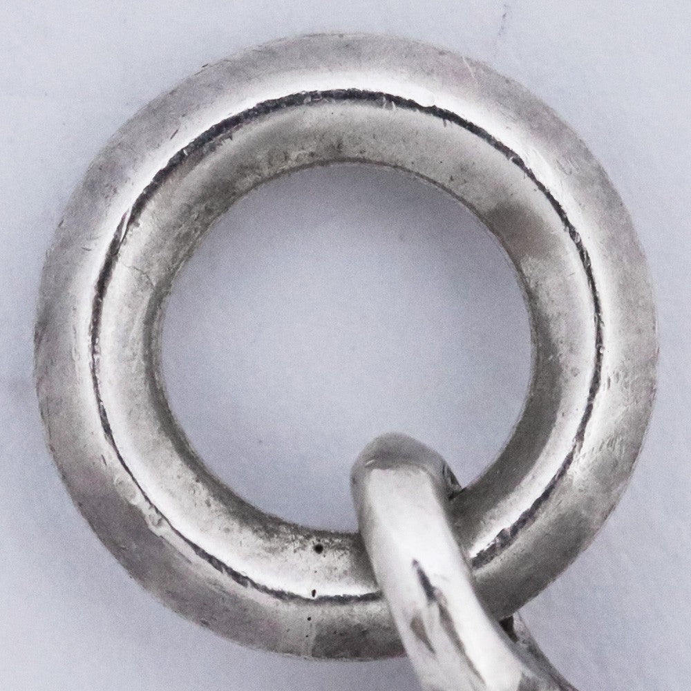 CHROME HEARTS Tiny CH Cross Necklace Charm Silver Size F
