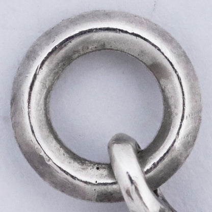 CHROME HEARTS Tiny CH Cross Necklace Charm Silver Size F