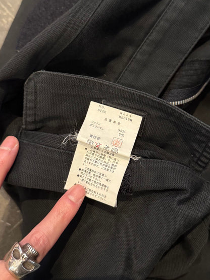 undercover 02AW Black Cotton Blend Pants Size M