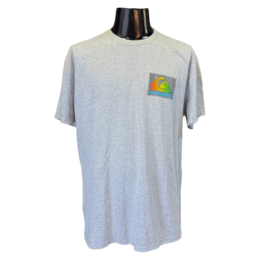 Quiksilver T-Shirt Silver Size L