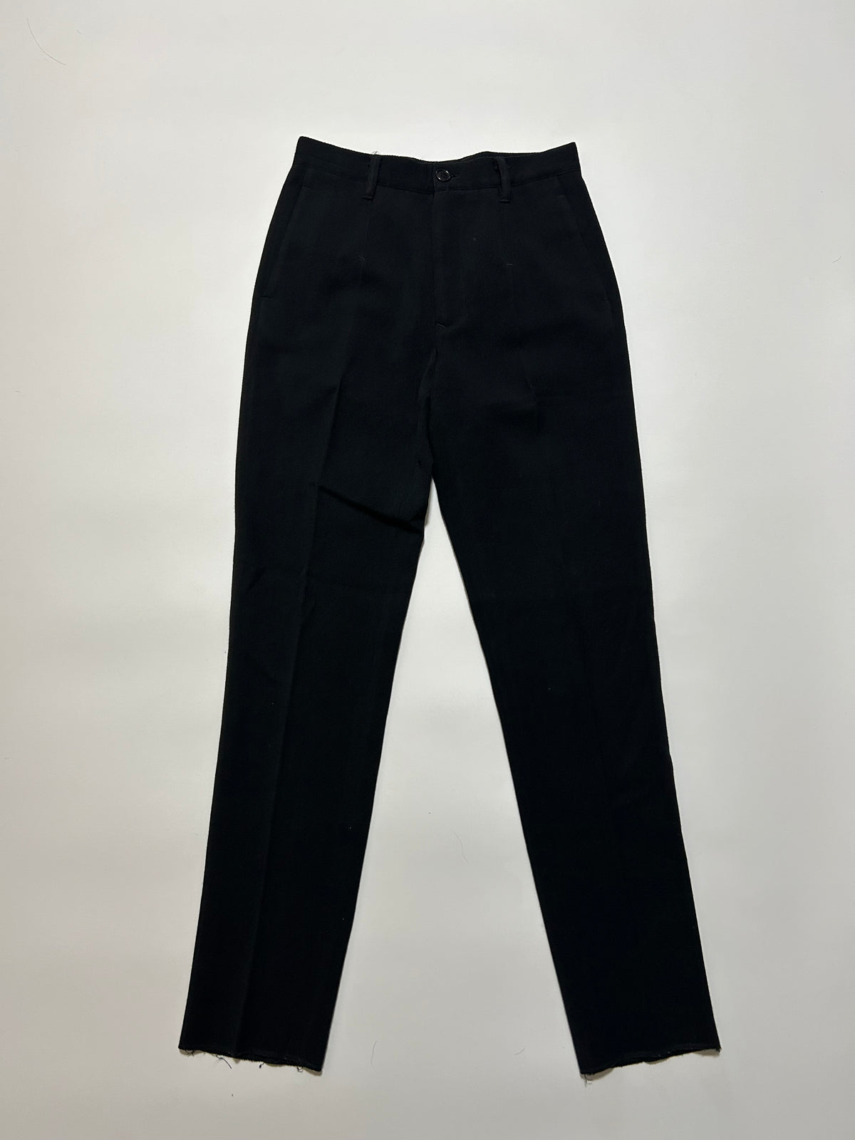 DIRK BIKKEMBERGS 90s Wool Trousers Black Size S