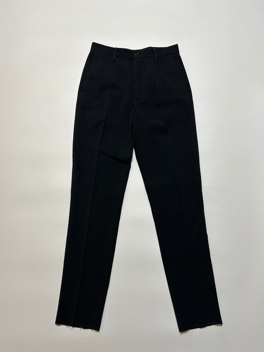 DIRK BIKKEMBERGS 90s Wool Trousers Black Size S