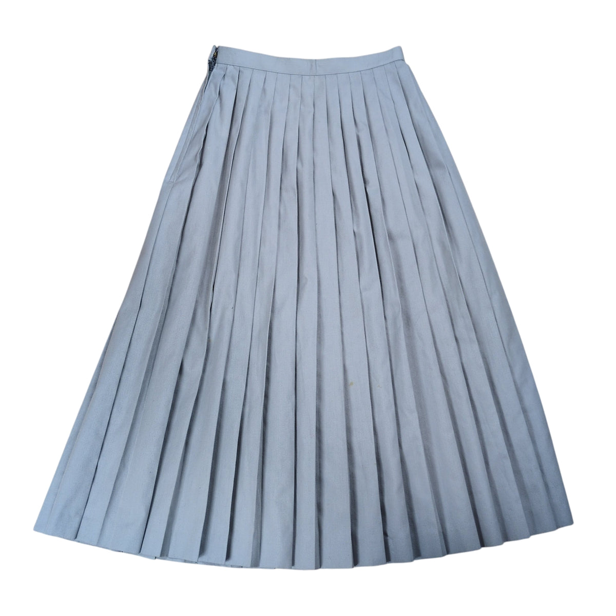 COMME des GARCONS 1980s Pleats Skirt Gray Cotton Size 64