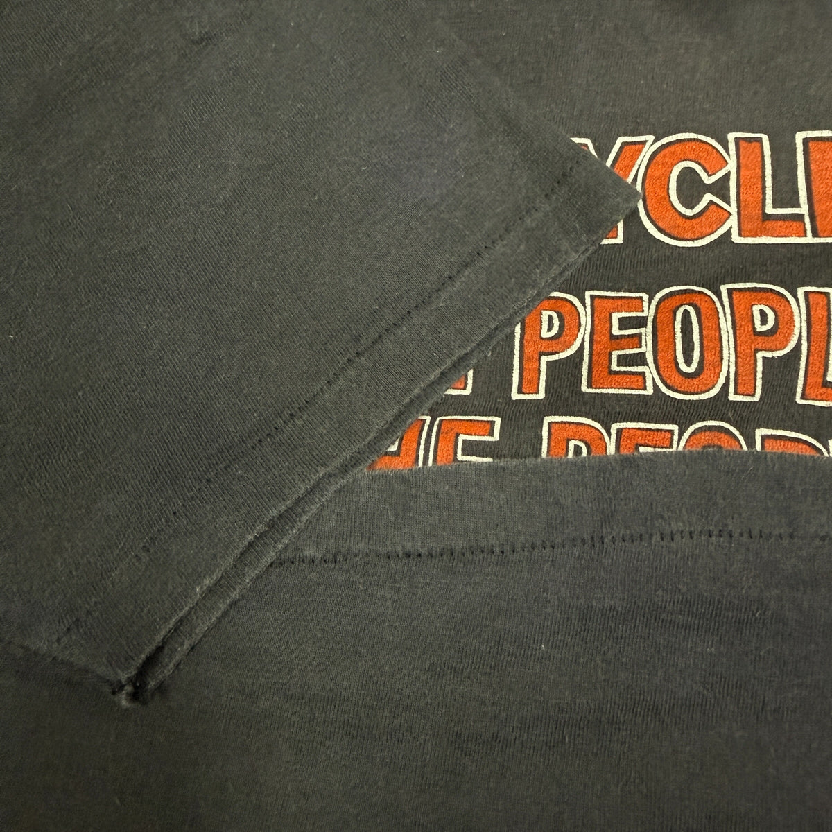 HARLEY DAVIDSON 80s St. Joe Hanes Beefy-T Single Size L