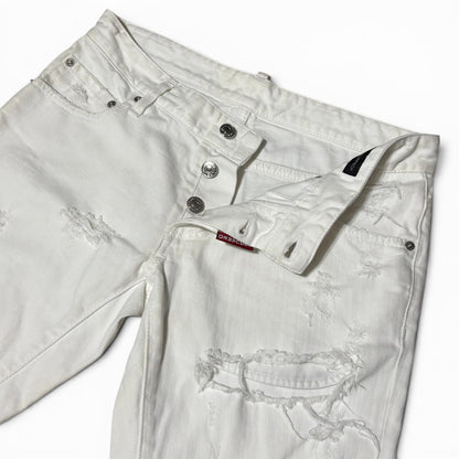 Dsquared2 White Denim Jeans Size 46
