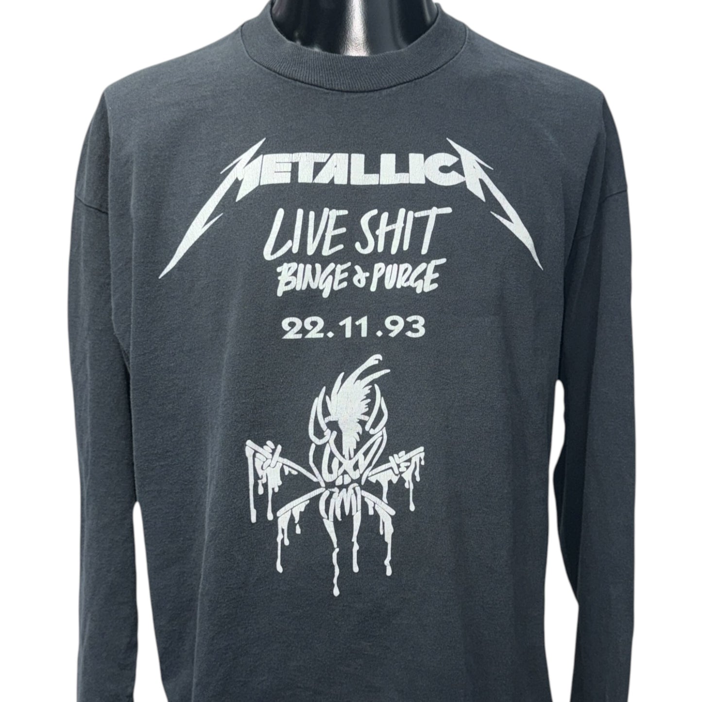 Metallica Live Sh*t 1993 Long Sleeve T-Shirt Size XL