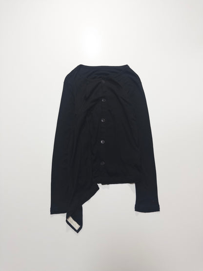 Y's Asymmetric Long Sleeve Shirt Size XS