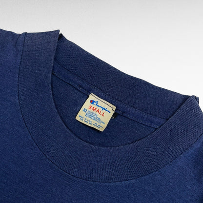 Champion 80s Short Sleeve T-Shirt Blue Size S
