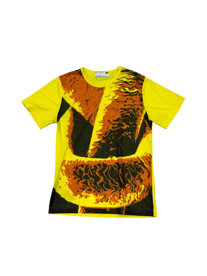Vexed Generation Mesh Graphic Tee Yellow Size S