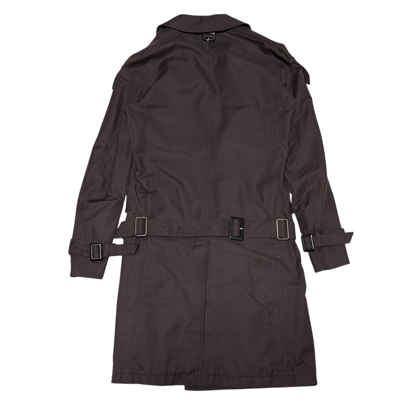 N.HOLLYWOOD Bordeaux Belted Trench Coat Size S