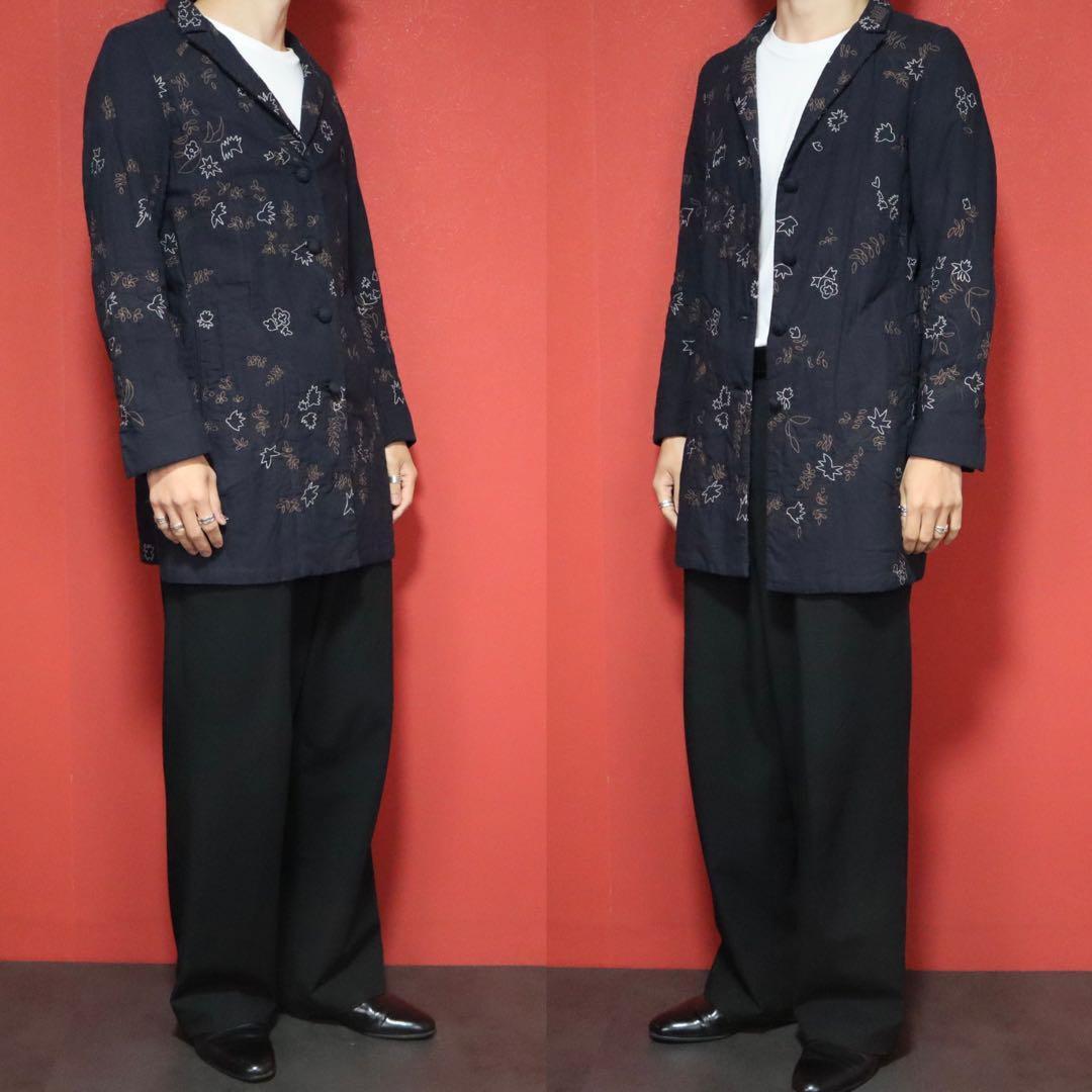 Vintage HaaT ISSEY MIYAKE Hand-Woven Embroidered Coat Size 2