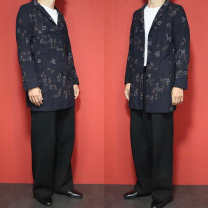 Vintage HaaT ISSEY MIYAKE Hand-Woven Embroidered Coat Size 2