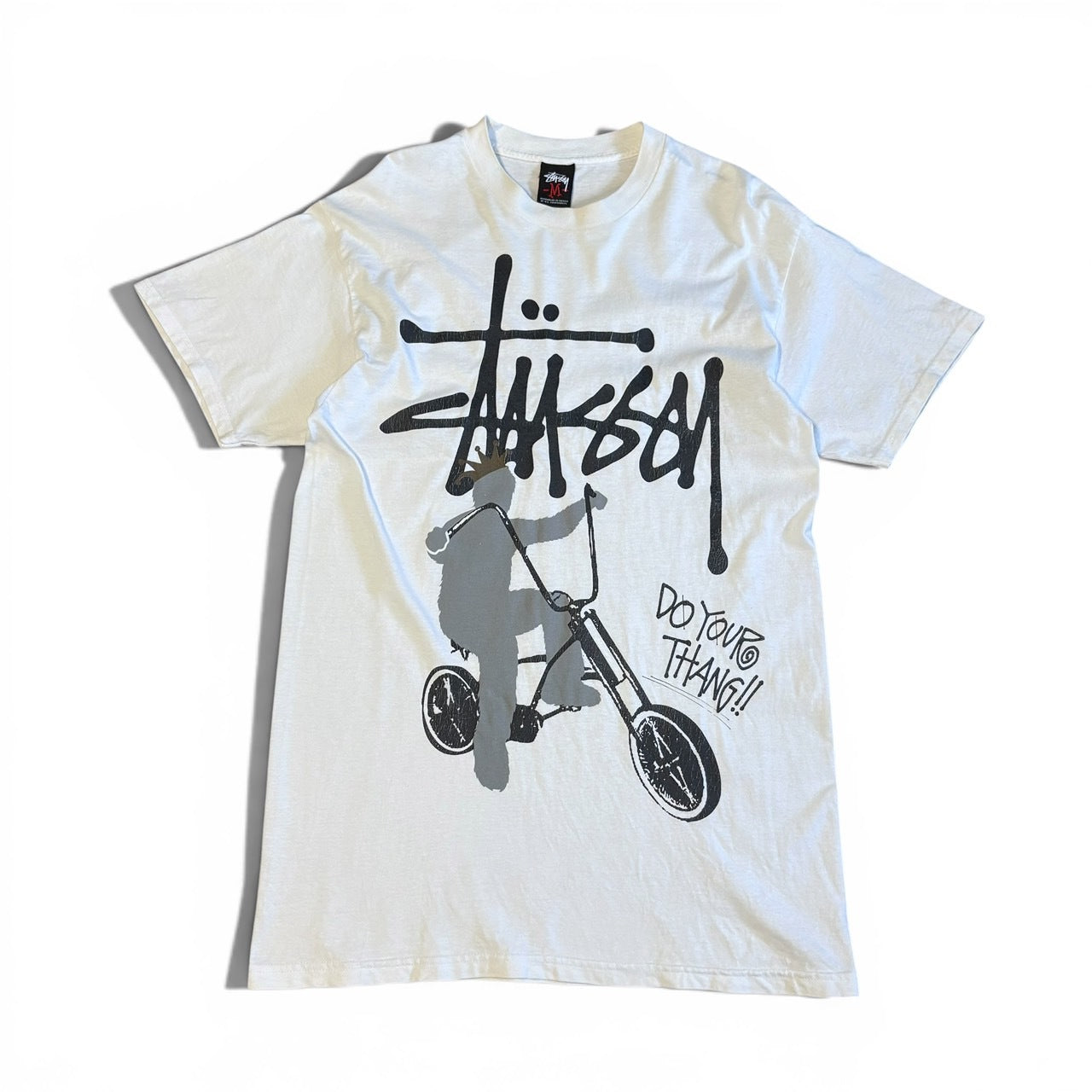 Vintage Stussy S/S Tee White Size M