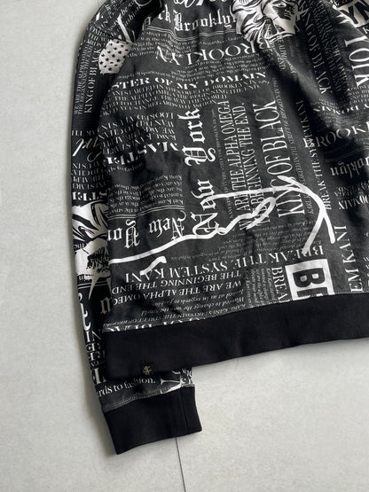 Karl Kani Black Zip Hoodie Size L