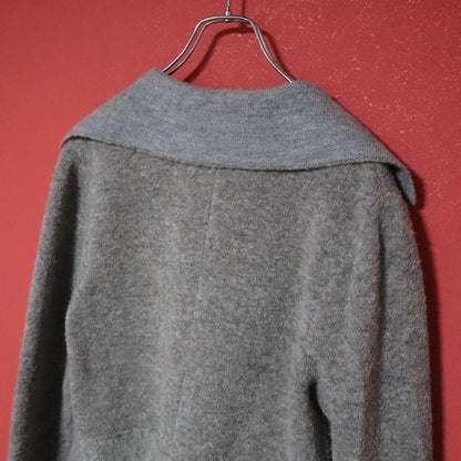 HaaT ISSEY MIYAKE Gray Collar Drape Design Size 2