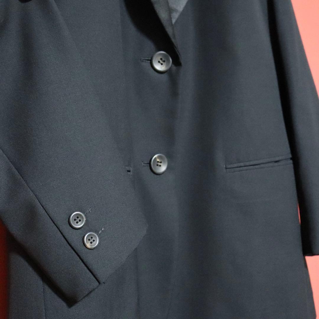 ISSEY MIYAKE 94AW Wool Silk Peak Lapel Blazer Black Size M