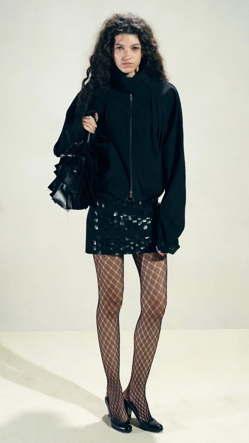 Room SERVICE Acetate Blend Black Size S