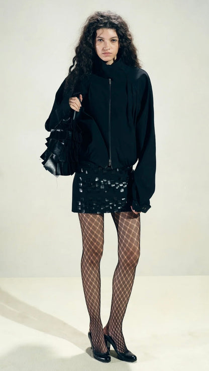 Room SERVICE Acetate Blend Black Size S