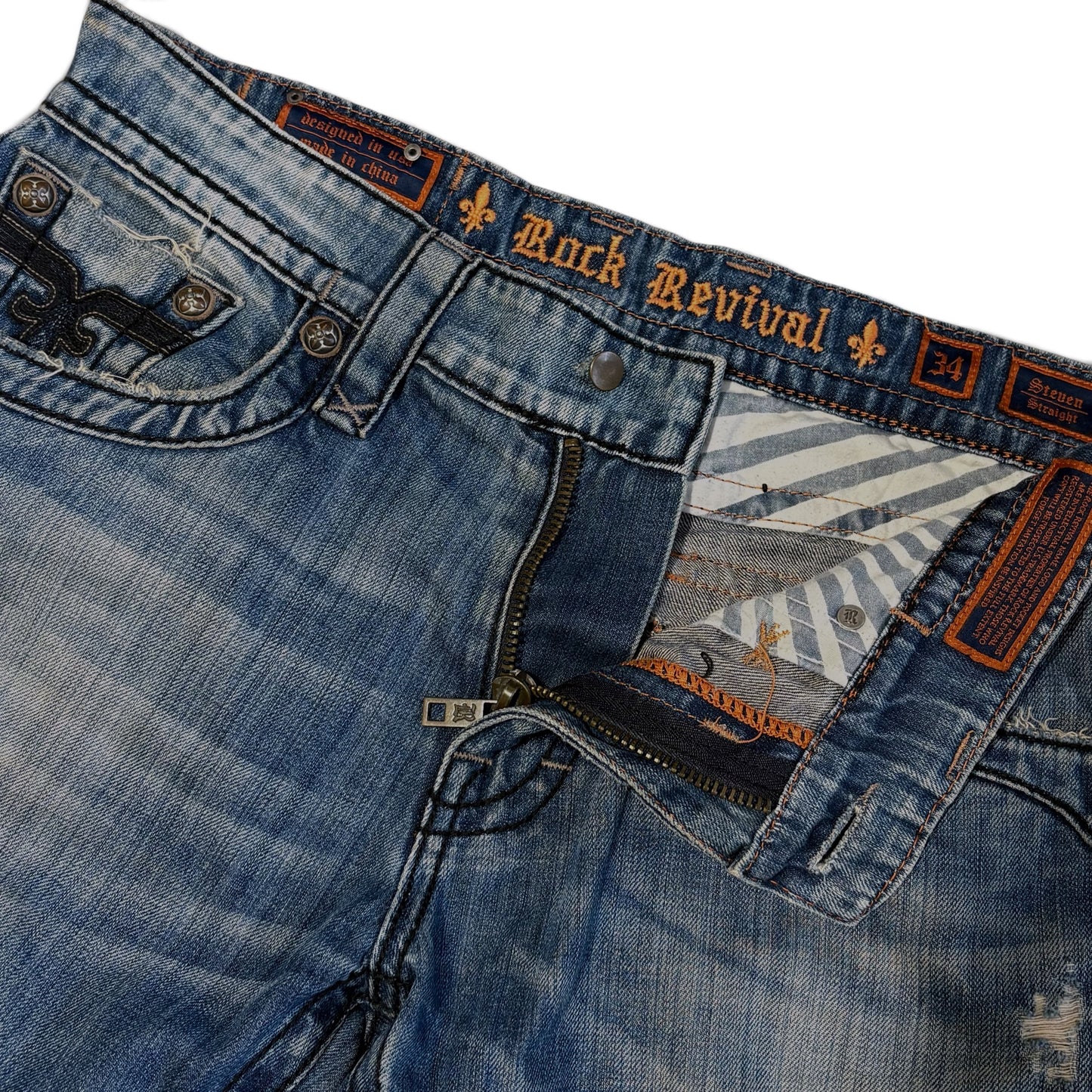 Rock Revival Denim Jeans Size W34