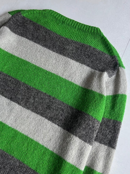 Undercover Striped Knit Mohair Blend Size 3