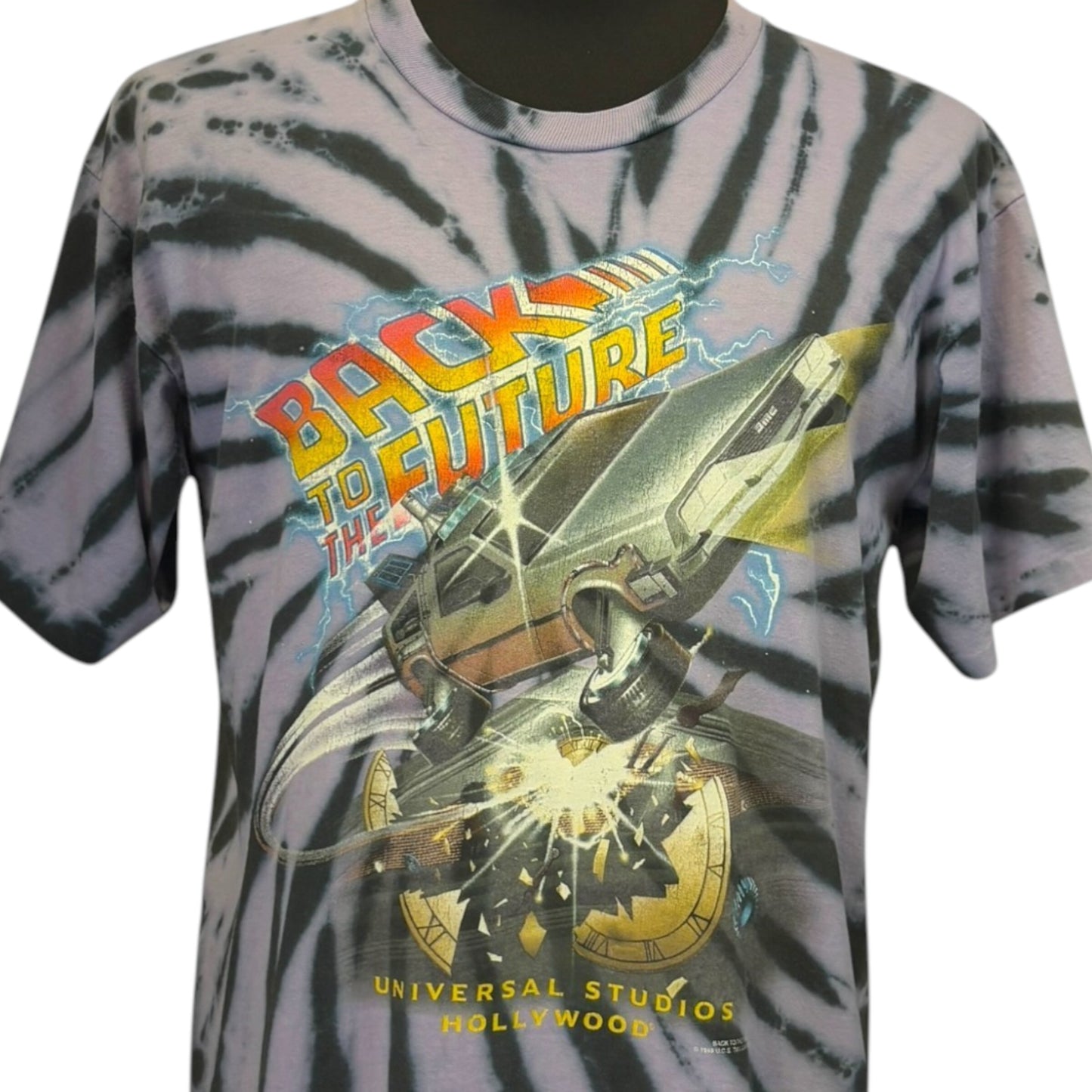 BACK TO THE FUTURE 90s Delorean Universal Studios Size XL