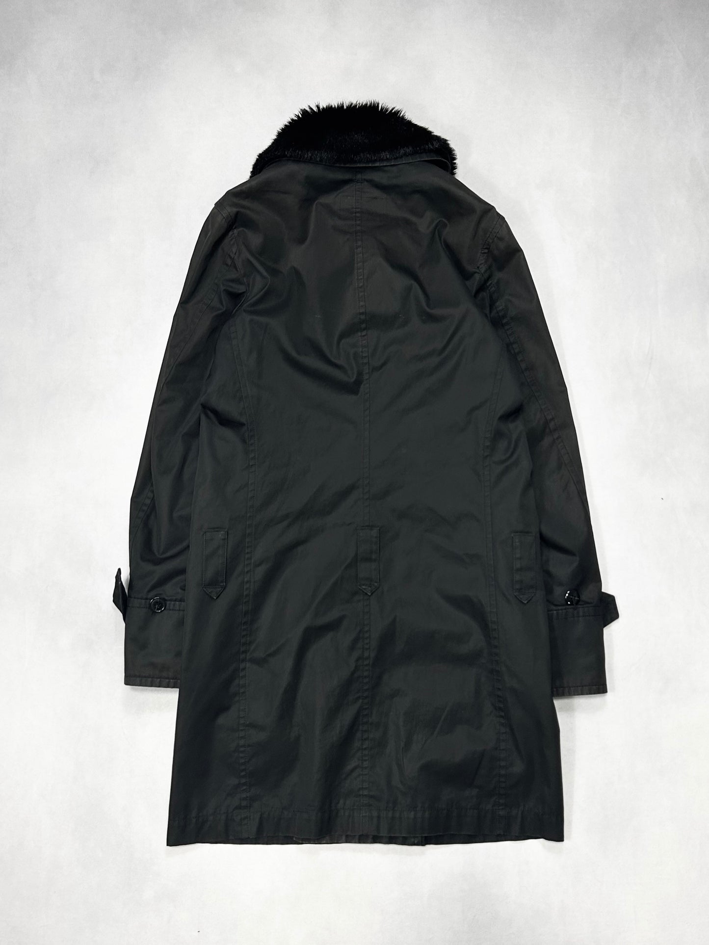 CABANE de ZUCCa F/W2007 Fur Collar Double Coat Size S