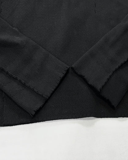 Japanese Brand Layered Wrap Knit Jacket (F/W2018) Size 2