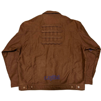 BERNHARD WILLHELM AW18 Cotton Workwear Jacket Brown Size M
