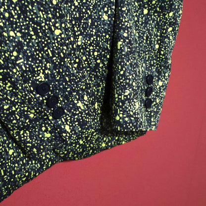 JOHN LAWRENCE SULLIVAN Yellow Pop Dot Pattern Jacket Size XS