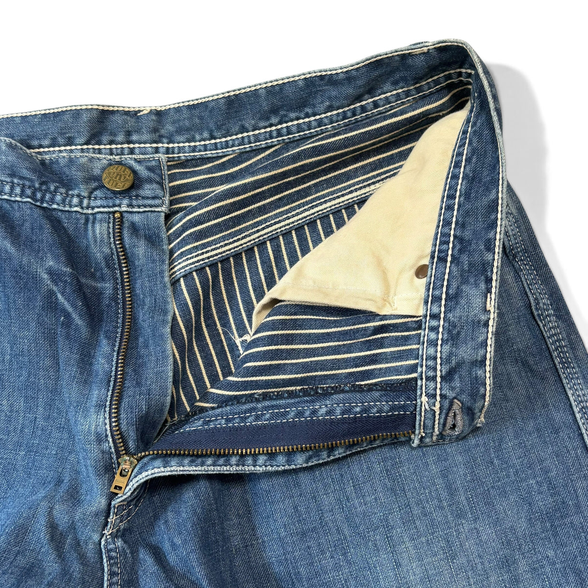 MASTERPIECE Ruff'n'TUFF Workwear Denim Jeans Size LARGE