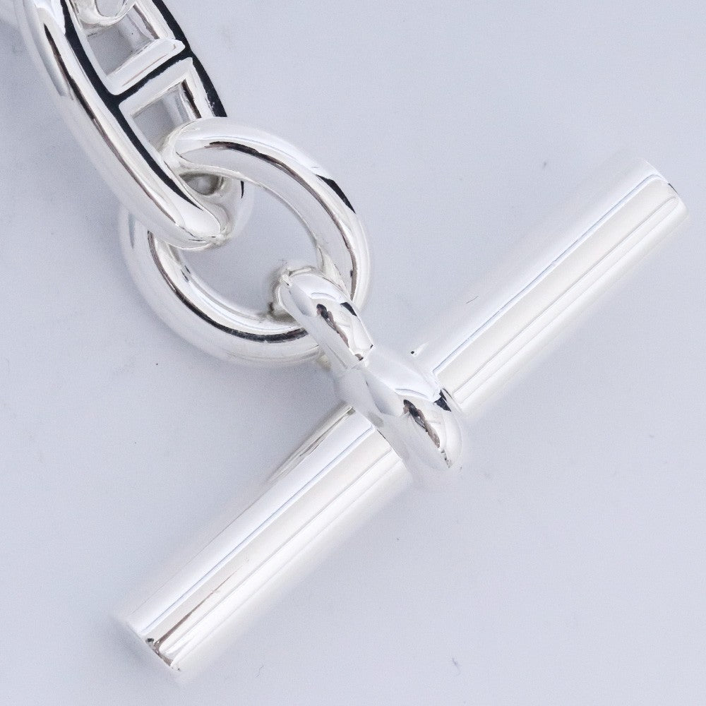 HERMES Chaine d'Ancre TGM Silver Bracelet Size ONE SIZE