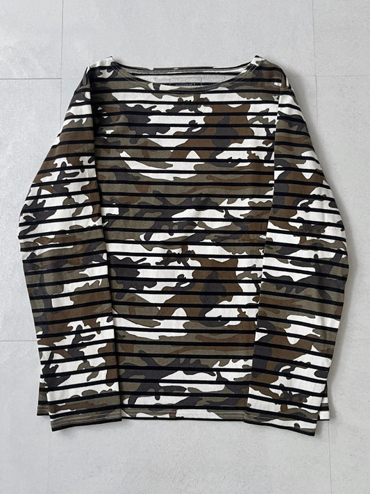 Sophnet. Camo Border Long Sleeve Shirt Size M