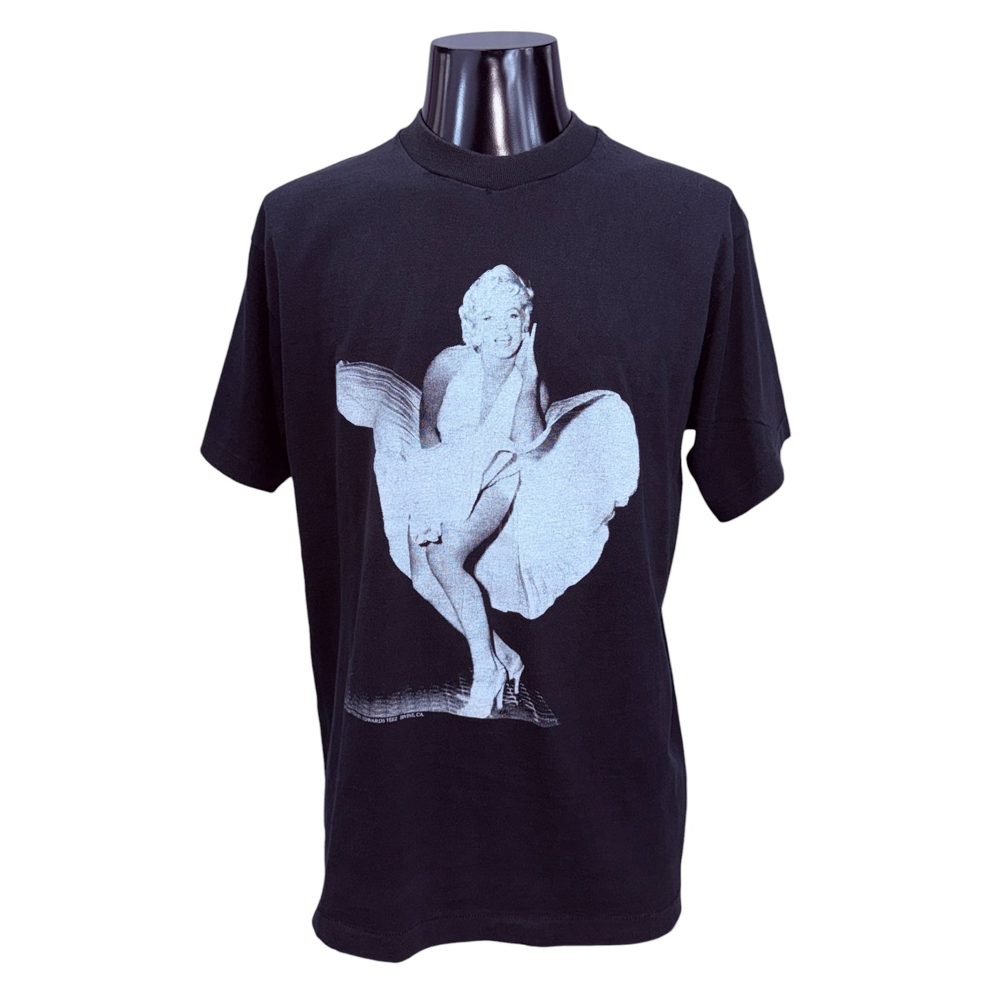 MARILYN MONROE 90s "SEVEN YEAR ITCH" Faded Black Size L