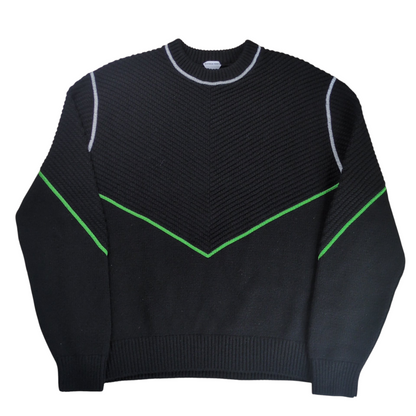 BOTTEGA VENETA Cashmere Blend Overlock Sweater Black Size XS