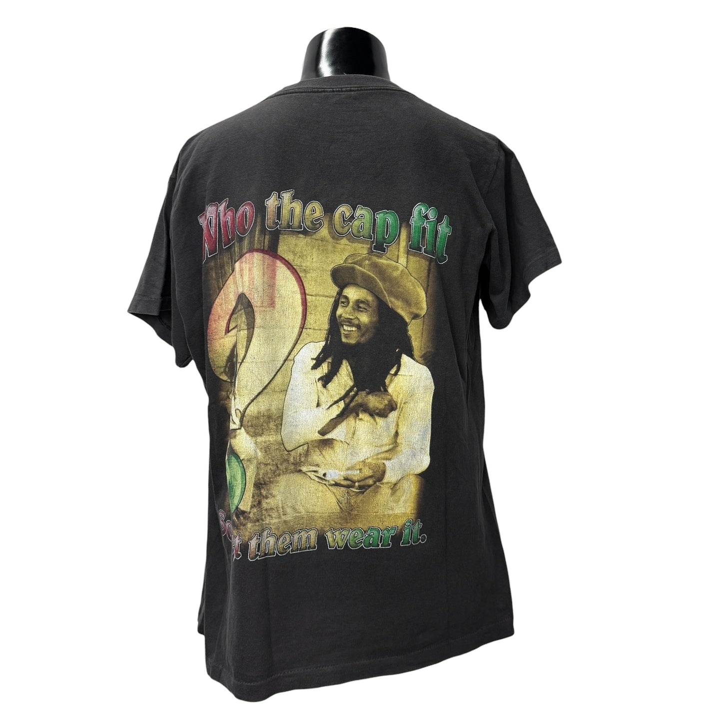 BOB MARLEY 90s "Songs Of Freedom" Album T-Shirt Size XL