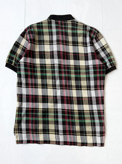 POLO by Ralph Lauren Cotton Check Design Polo Shirt Size S