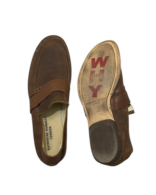 Katharine Hamnett London Brown Leather Size 27