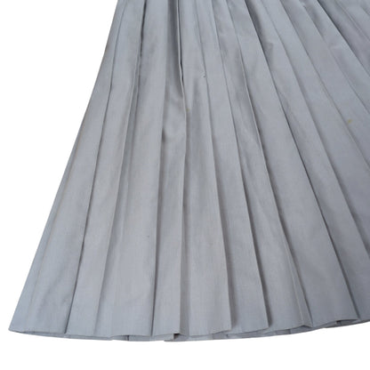 COMME des GARCONS 1980s Pleats Skirt Gray Cotton Size 64