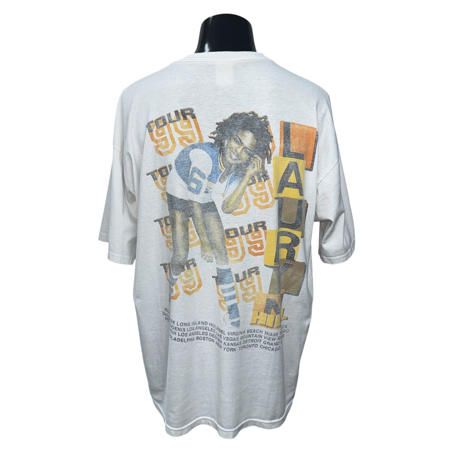 LAURYN HILL 90s 1999 Miseducation Portrait T-Shirt Size XL
