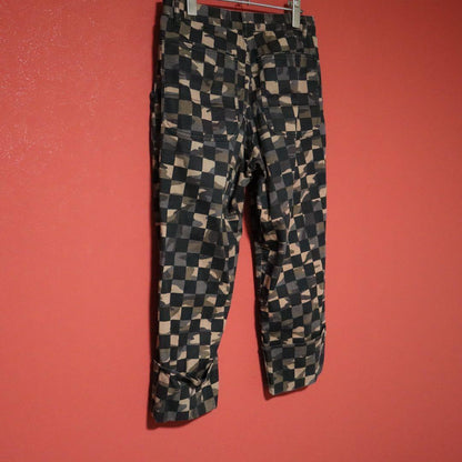 COMME des GARCONS HOMME PLUS Checker Cropped Pants Size XS