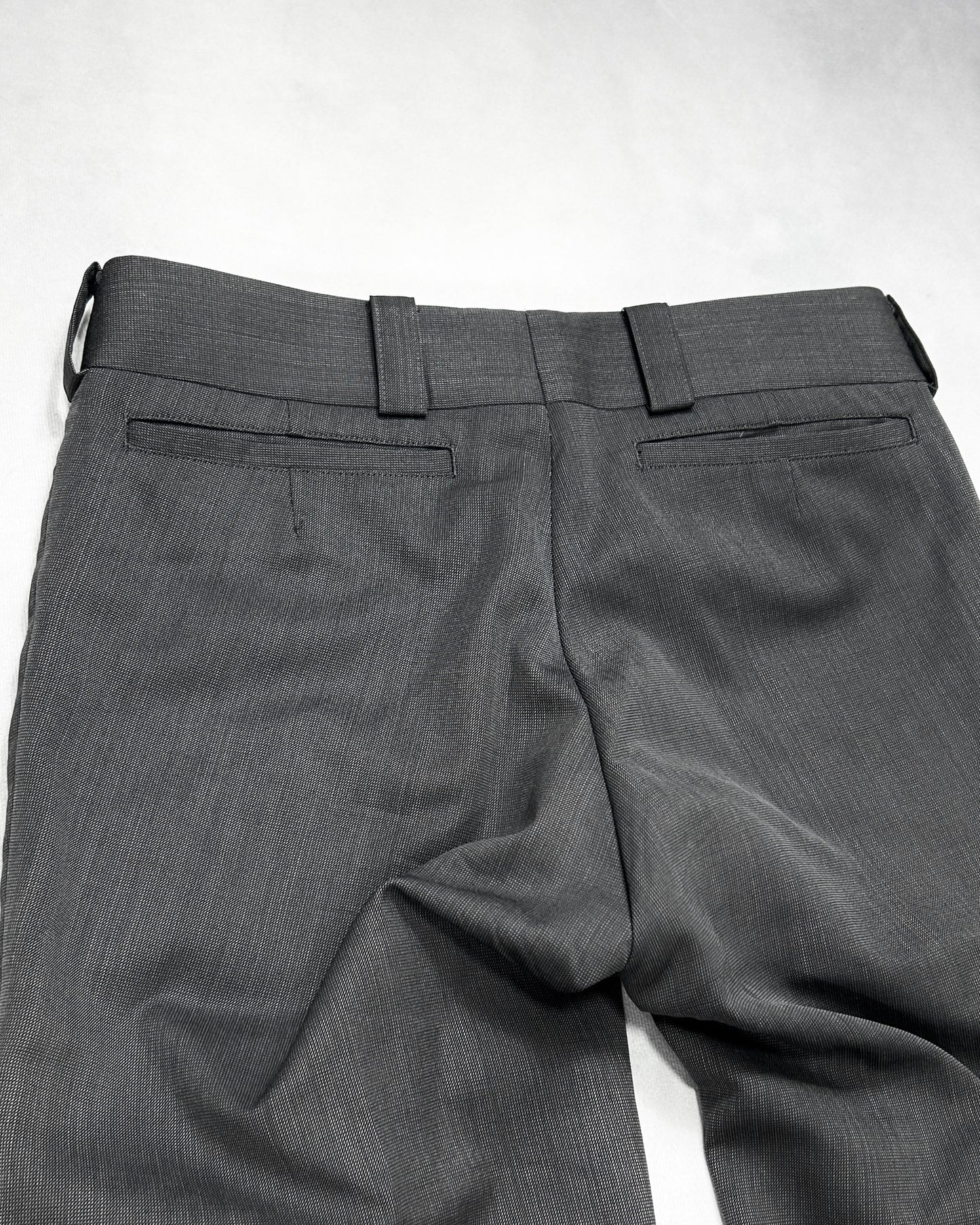 Comme des Garcons Gray Wool Flared Trousers (F/W2018) Size S