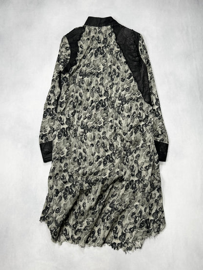 TT by Shohei Takamiya Acid Cape Switching Long Shirt Size M