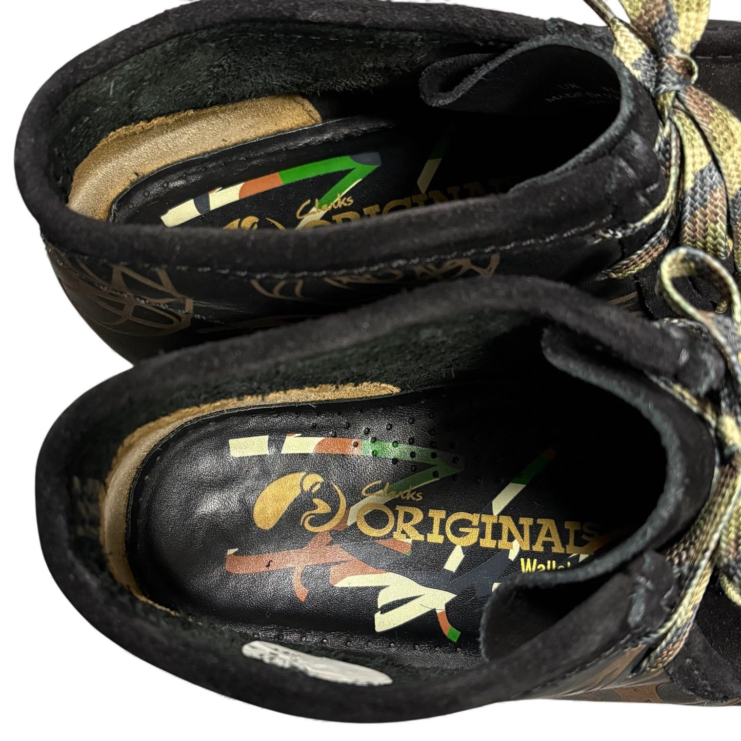 Clarks x Futura 2007 Black Wallabee Boots Size UK