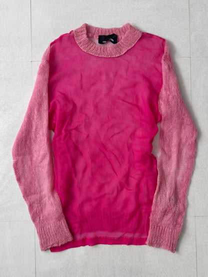 Comme des Garcons tricot Mixed Material Sleeve Shirt Size S