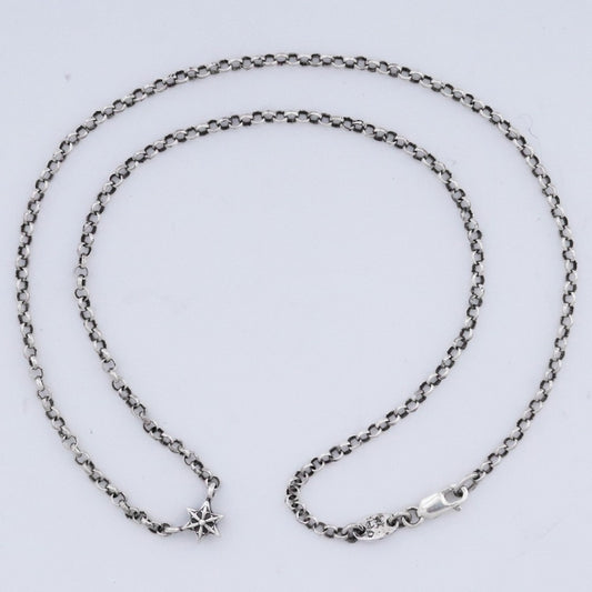 CHROME HEARTS Star Roll Chain Necklace Silver Size ONE SIZE