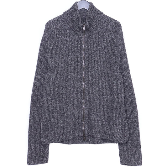 MAISON MARGIELA 17AW Drivers Zip-Up Knit Gray Size S