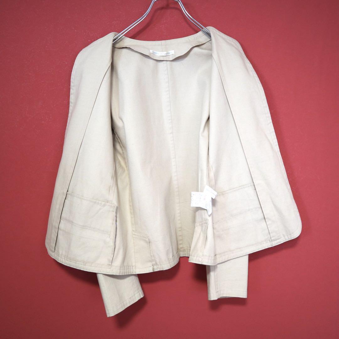 Yohji Yamamoto Beige Decorative Cotton Suit Size 1