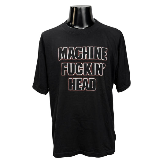 MACHINE HEAD 90s Machine F***in' Head Band T-Shirt Size L