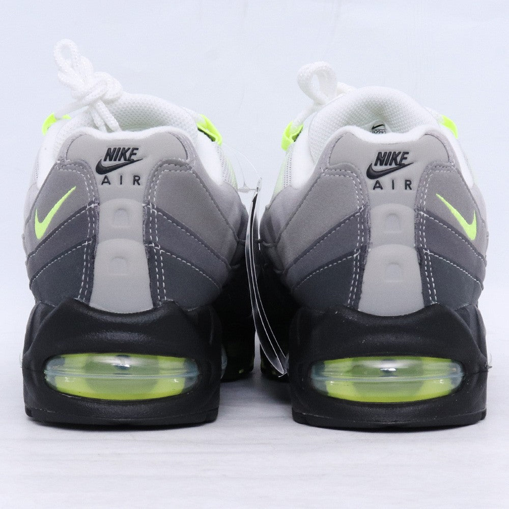 NIKE Women's Air Max 95 Big Bubble Neon Yellow Sneakers Size 27cm