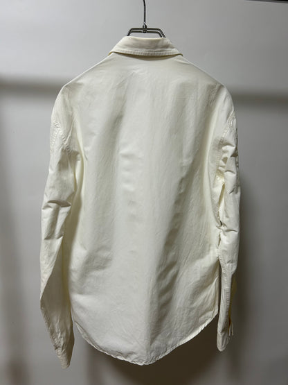 EMPORIO ARMANI 1990s White Velcro Shirt Size 44
